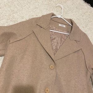98% BRAND NEW KOREAN NATURAL COAT